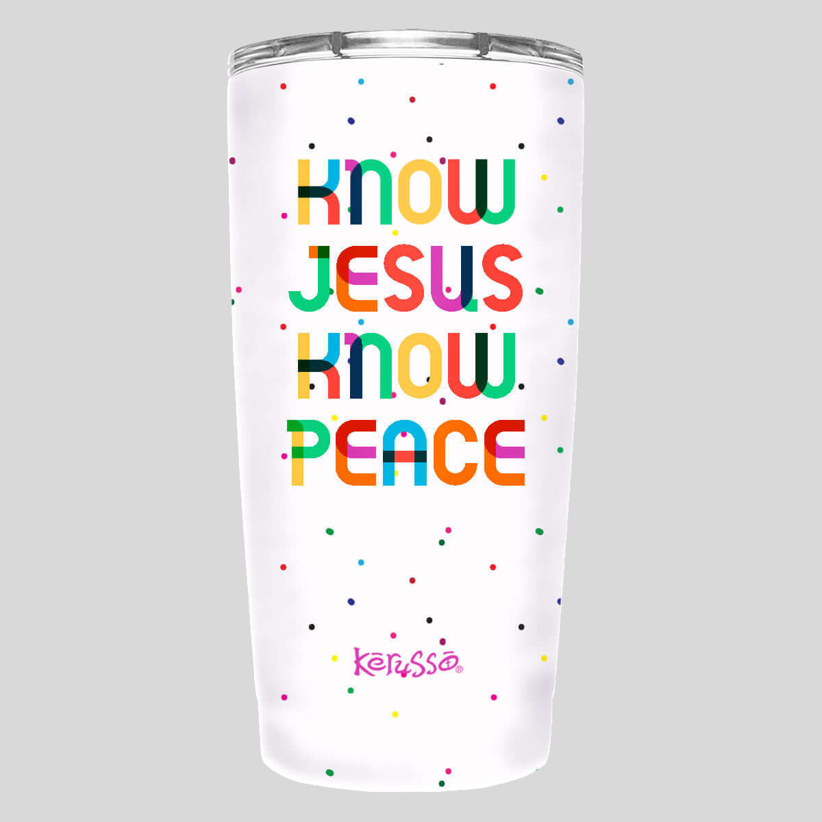 Kerusso 20 oz Stainless Steel Tumbler Know Jesus Main image