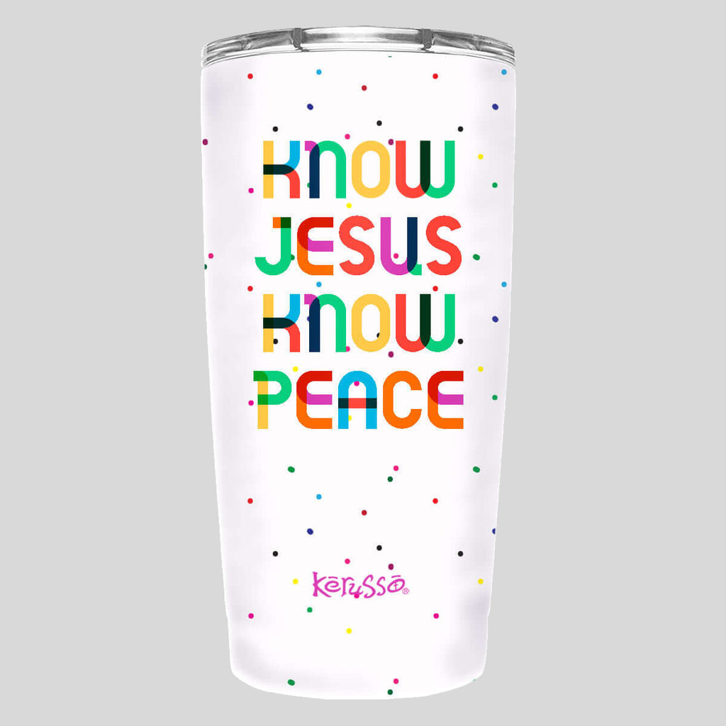 Kerusso 20 oz Stainless Steel Tumbler Know Jesus