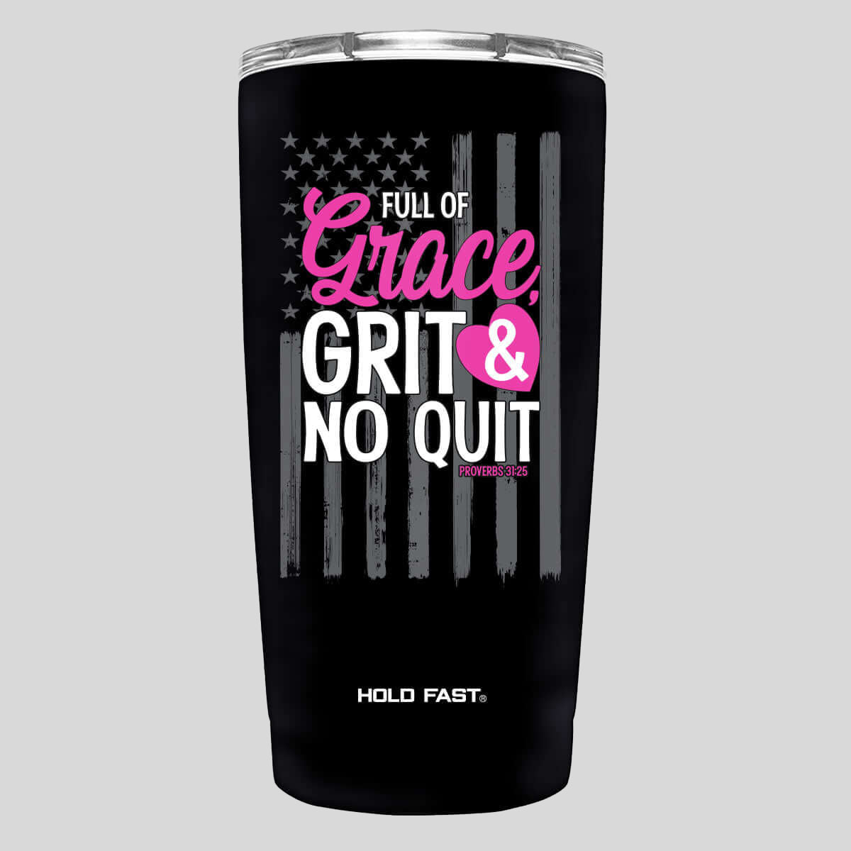 HOLD FAST 20 oz Stainless Steel Tumbler Grace & Grit Main image