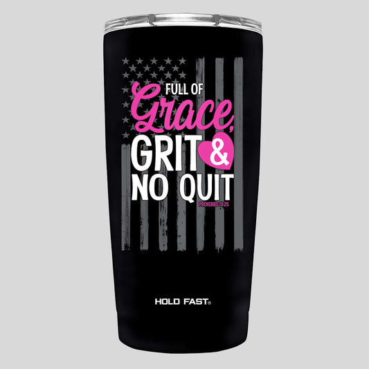 HOLD FAST 20 oz Stainless Steel Tumbler Grace & Grit