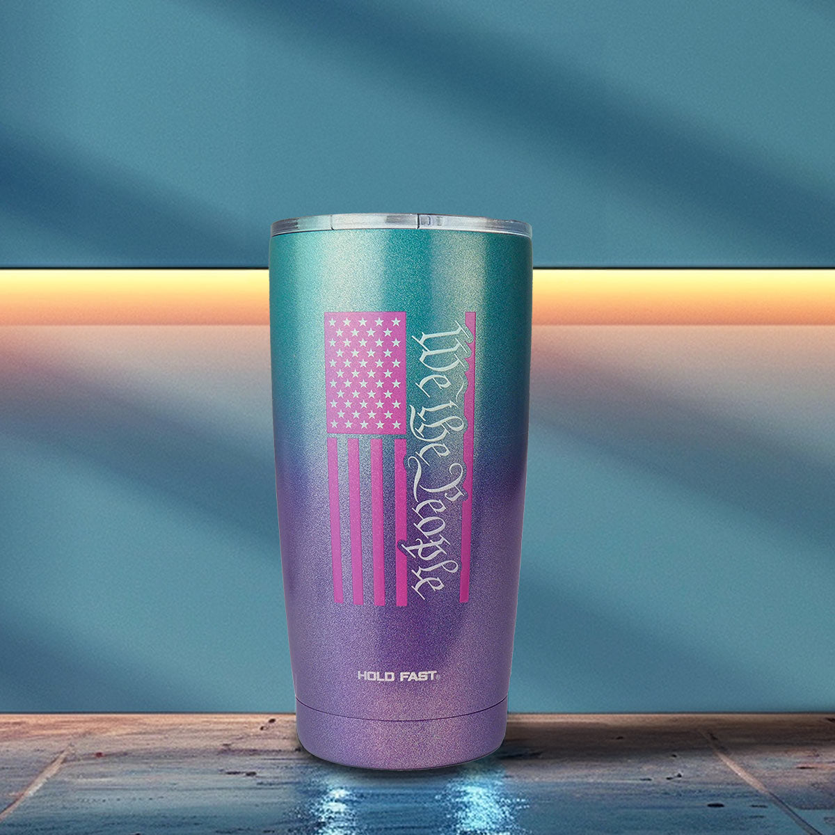 HOLD FAST 20 oz Stainless Steel Tumbler Ombre WTP