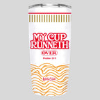 Kerusso 20 oz Stainless Steel Tumbler Cup Runneth Over