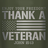 HOLD FAST 20 oz Stainless Steel Tumbler Thank A Veteran