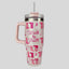 Kerusso 30 oz Stainless Steel Mug With Straw Walk By Faith