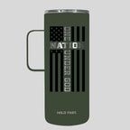 HOLD FAST 22 oz Stainless Steel Mug With Handle One Nation