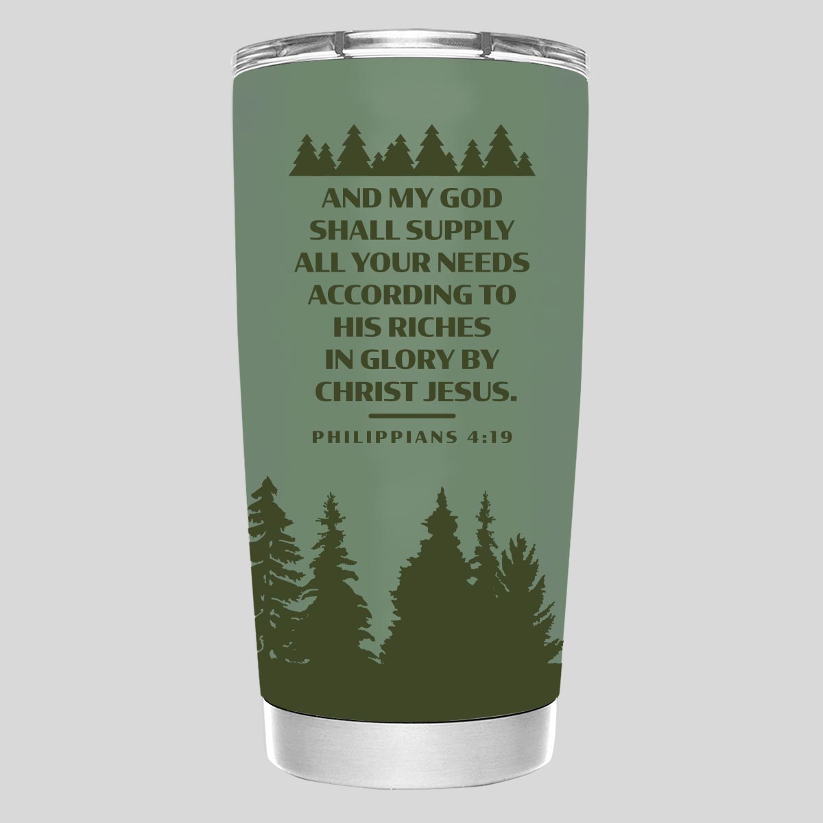 Kerusso 20 oz Stainless Steel Tumbler God Guides Secondary image