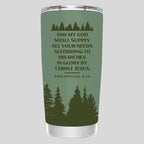Kerusso 20 oz Stainless Steel Tumbler God Guides