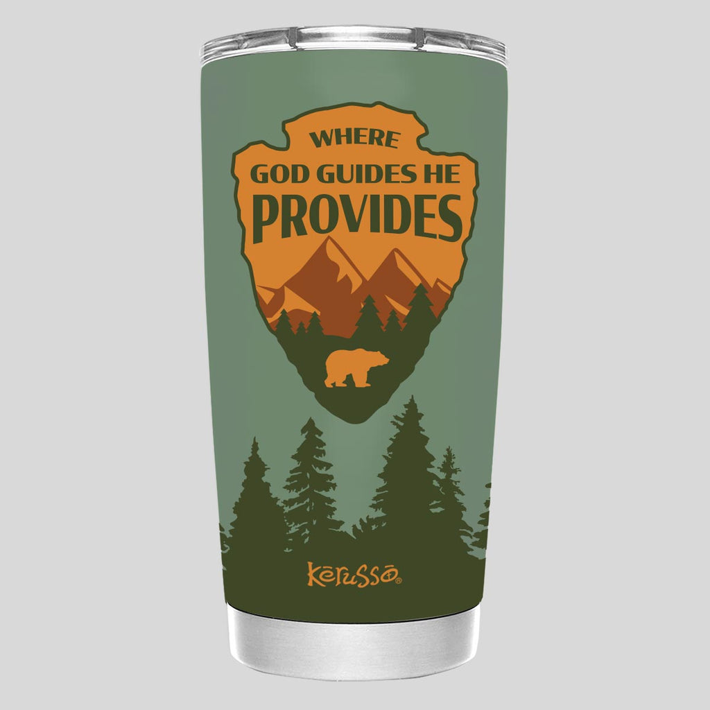 Kerusso 20 oz Stainless Steel Tumbler God Guides