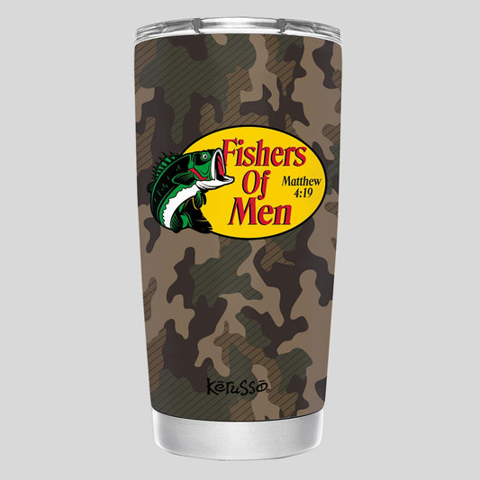 Kerusso 20 oz Stainless Steel Tumbler Fishers Of Men