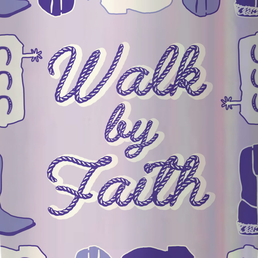 Kerusso 20 oz Stainless Steel Tumbler Walk By Faith