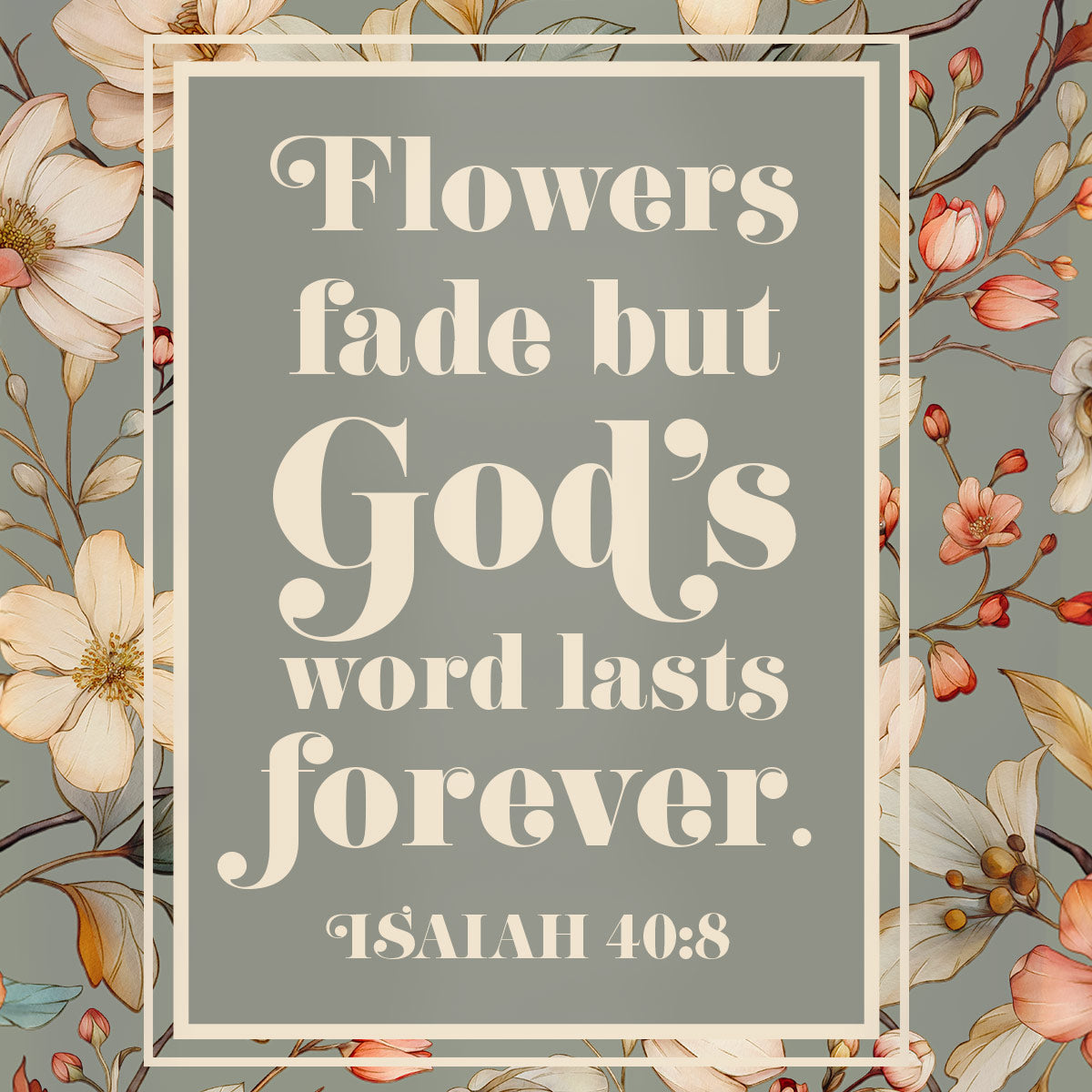 Kerusso 20 oz Stainless Steel Tumbler Flowers Fade Secondary image