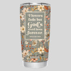 Kerusso 20 oz Stainless Steel Tumbler Flowers Fade