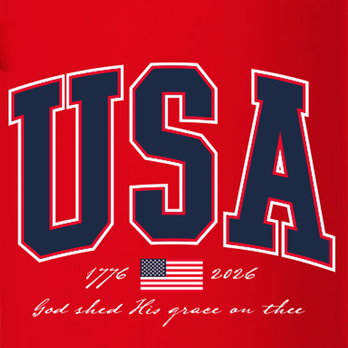 HOLD FAST 40 oz Stainless Steel Mug With Straw USA Red Secondary image