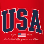 HOLD FAST 40 oz Stainless Steel Mug With Straw USA Red