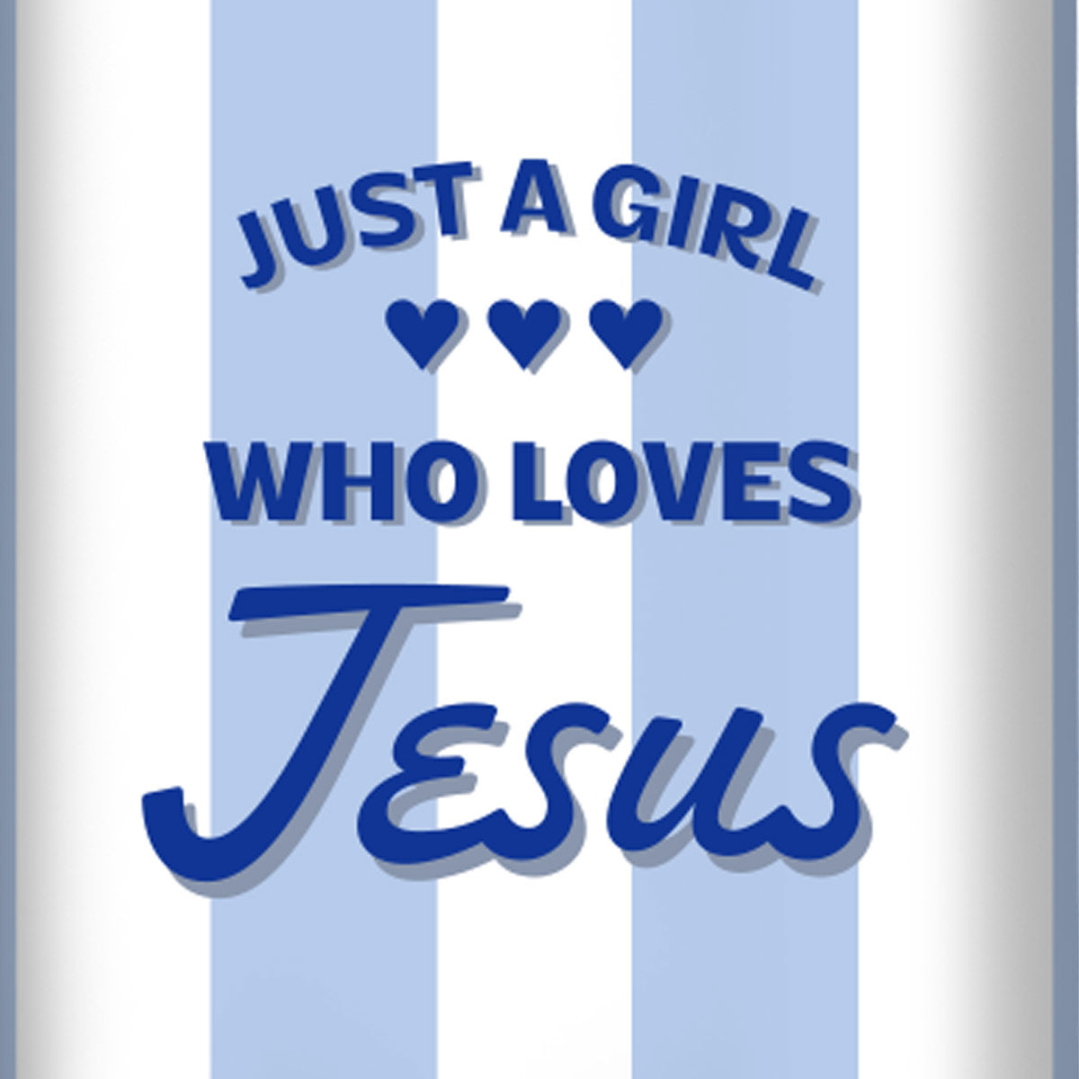 Kerusso 40 oz Stainless Steel Mug With Straw Just A Girl Secondary image