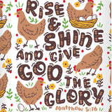 Kerusso 40 oz Stainless Steel Mug With Straw Rise And Shine