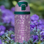 Kerusso 24 oz Flip Top Bottle It Was Good Glitter