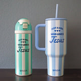 Kerusso 24 oz Flip Top Bottle Just A Girl