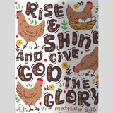 Kerusso 16 oz Stainless Steel Sport Bottle Rise And Shine