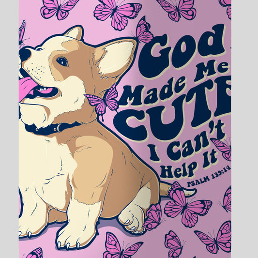 Kerusso 16 oz Stainless Steel Sport Bottle Puppy