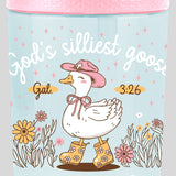 Kerusso 15 oz Silicone Straw Cup Goose & Lamb (2 Pack)