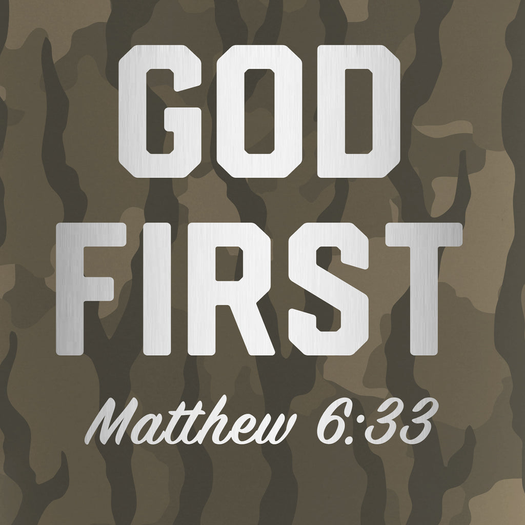 Kerusso 30 oz Stainless Steel Mug With Handle God First