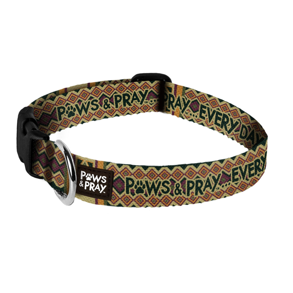 Paws & Pray Trees Pet Collar Main image