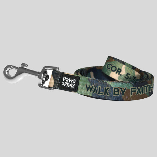 Paws & Pray We Walk By Faith Pet Leash