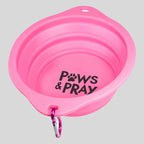 Paws & Pray Pet Collapsible Bowl