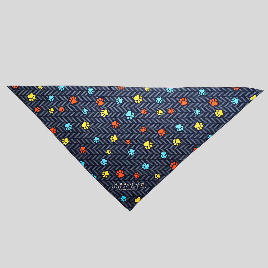 Paws & Pray Friend Proverbs 17:17 Pet Bandana