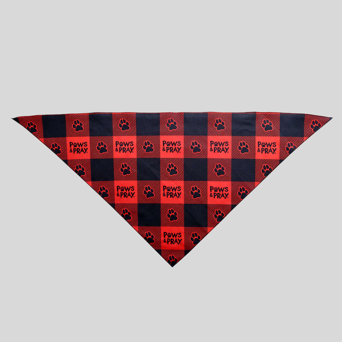 Paws & Pray Be Strong And Courageous Pet Bandana Main image