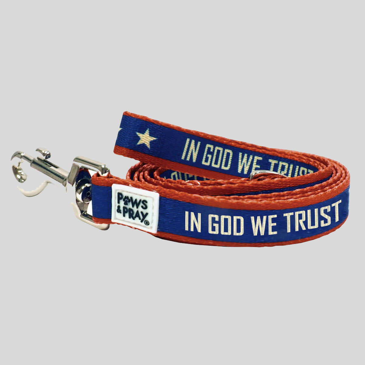 Paws & Pray In God We Trust Pet Leash Main image