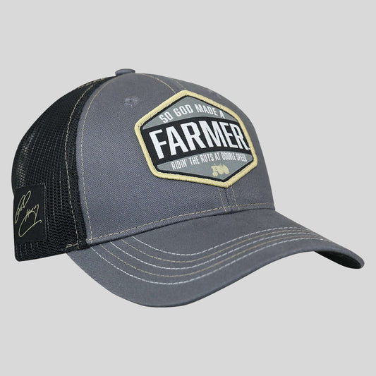 So God Made A Farmer Mens Cap Ridin The Ruts