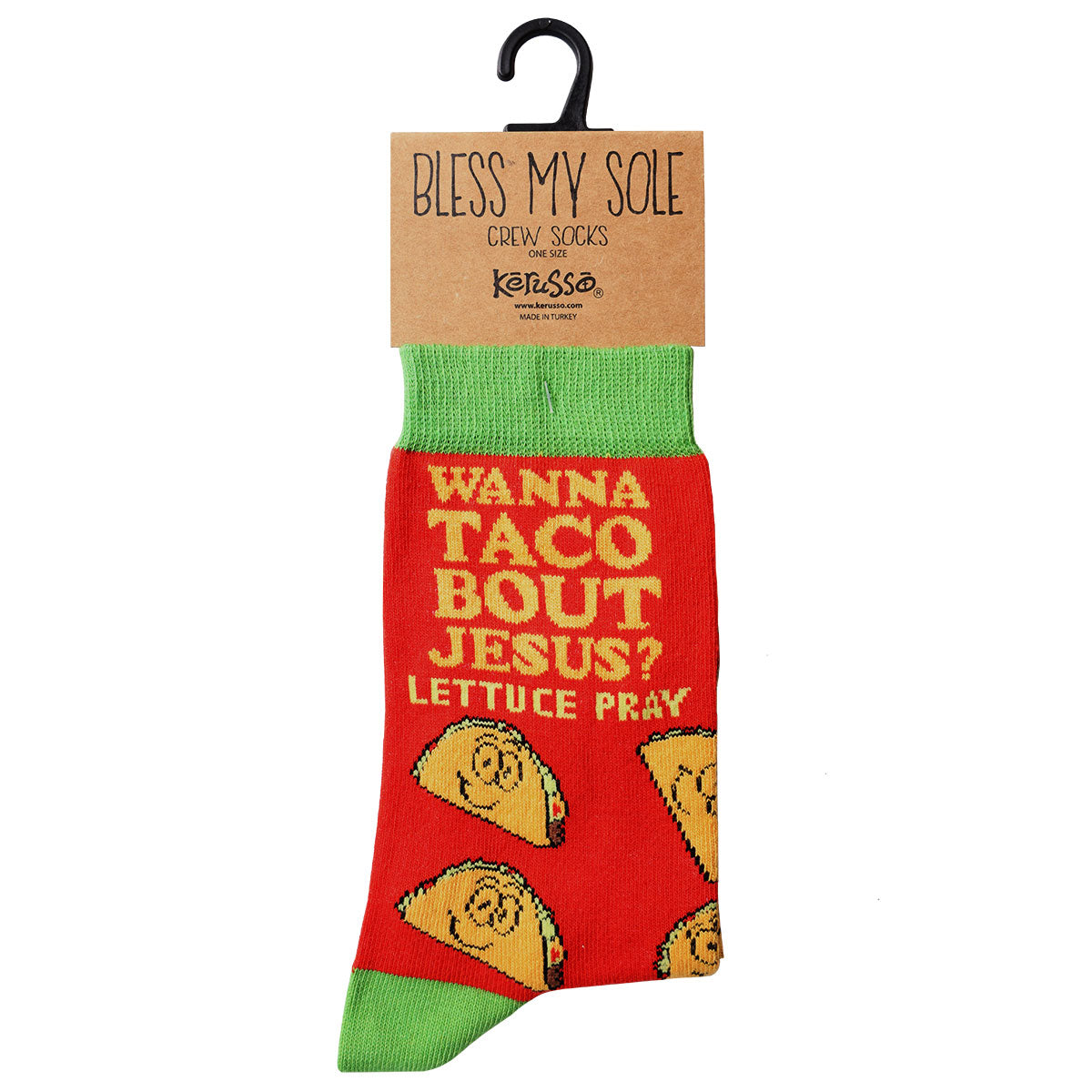 Bless My Sole Socks Wanna Taco