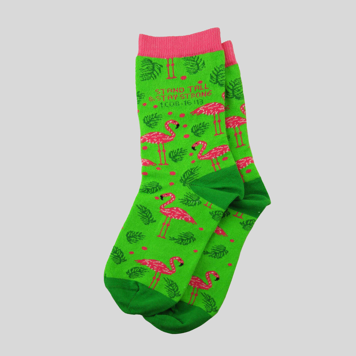 Kerusso Crew Socks Flamingo