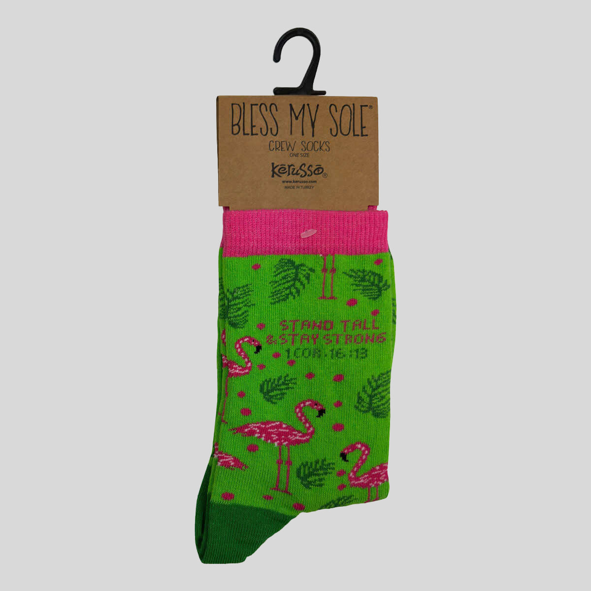 Kerusso Crew Socks Flamingo