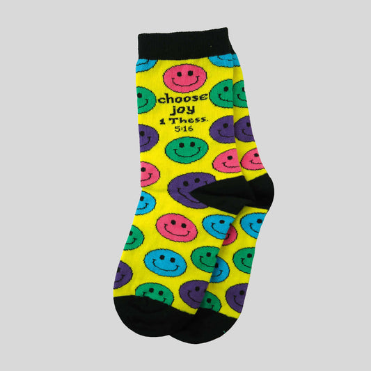 Kerusso Crew Socks Choose Joy