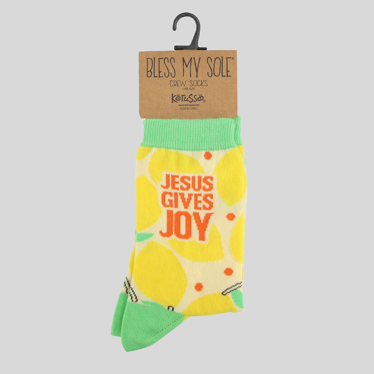 Kerusso Crew Socks Gives Joy