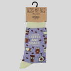 Kerusso Crew Socks Coffee And Grace