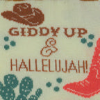 Kerusso Crew Socks Giddy Up