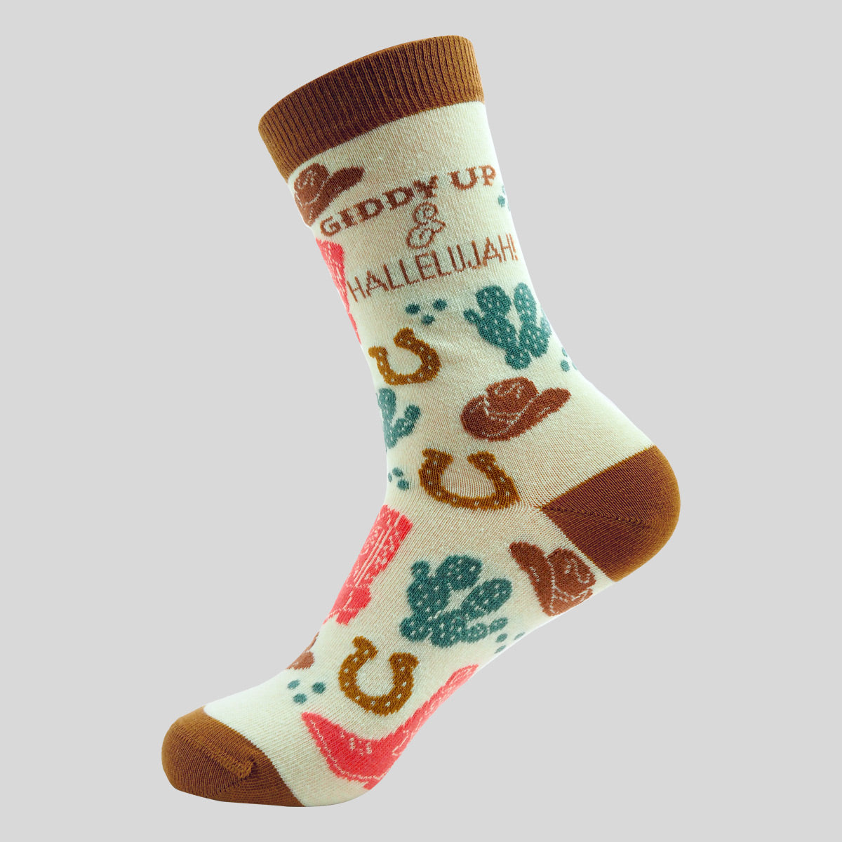 Kerusso Crew Socks Giddy Up