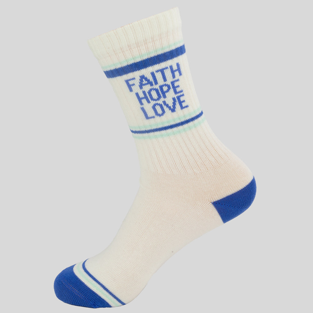 Kerusso Athletic Socks Faith Hope Love