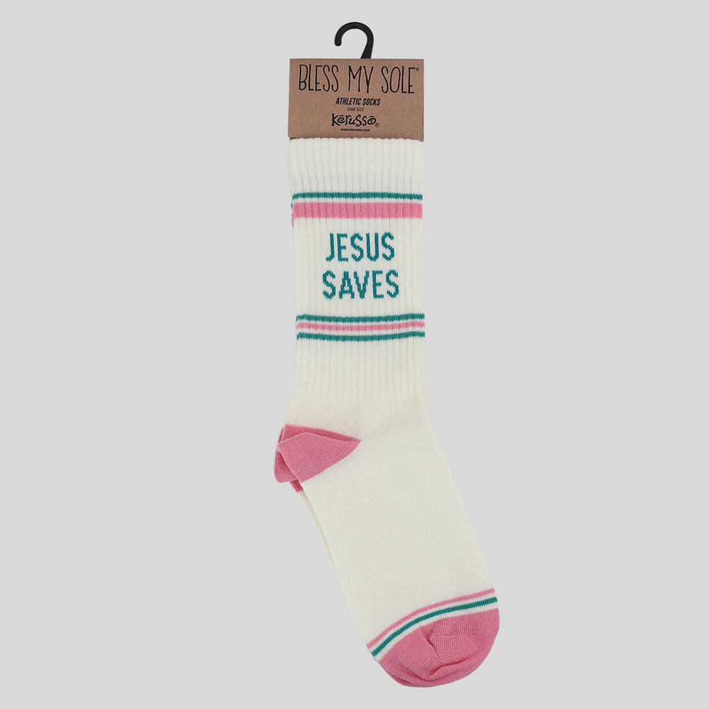 Kerusso Athletic Socks Jesus Saves