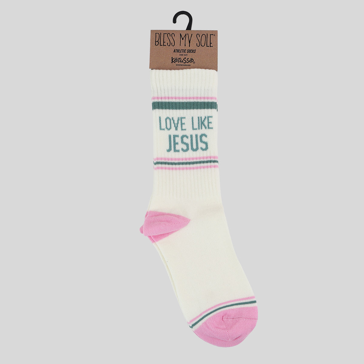 Kerusso Athletic Socks Love Like Jesus