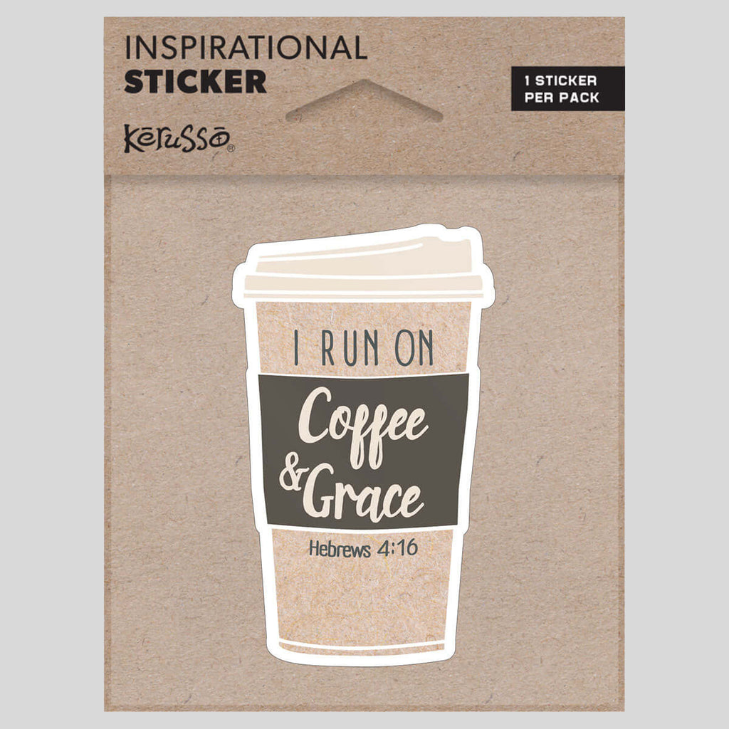 Kerusso Coffee & Grace Sticker
