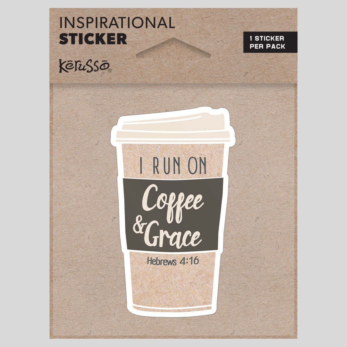 Kerusso Coffee & Grace Sticker