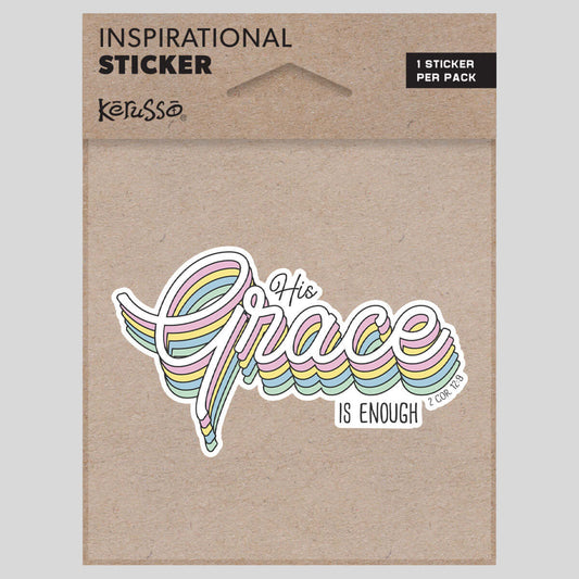 Kerusso His Grace Sticker