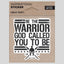 HOLD FAST Warrior Sticker