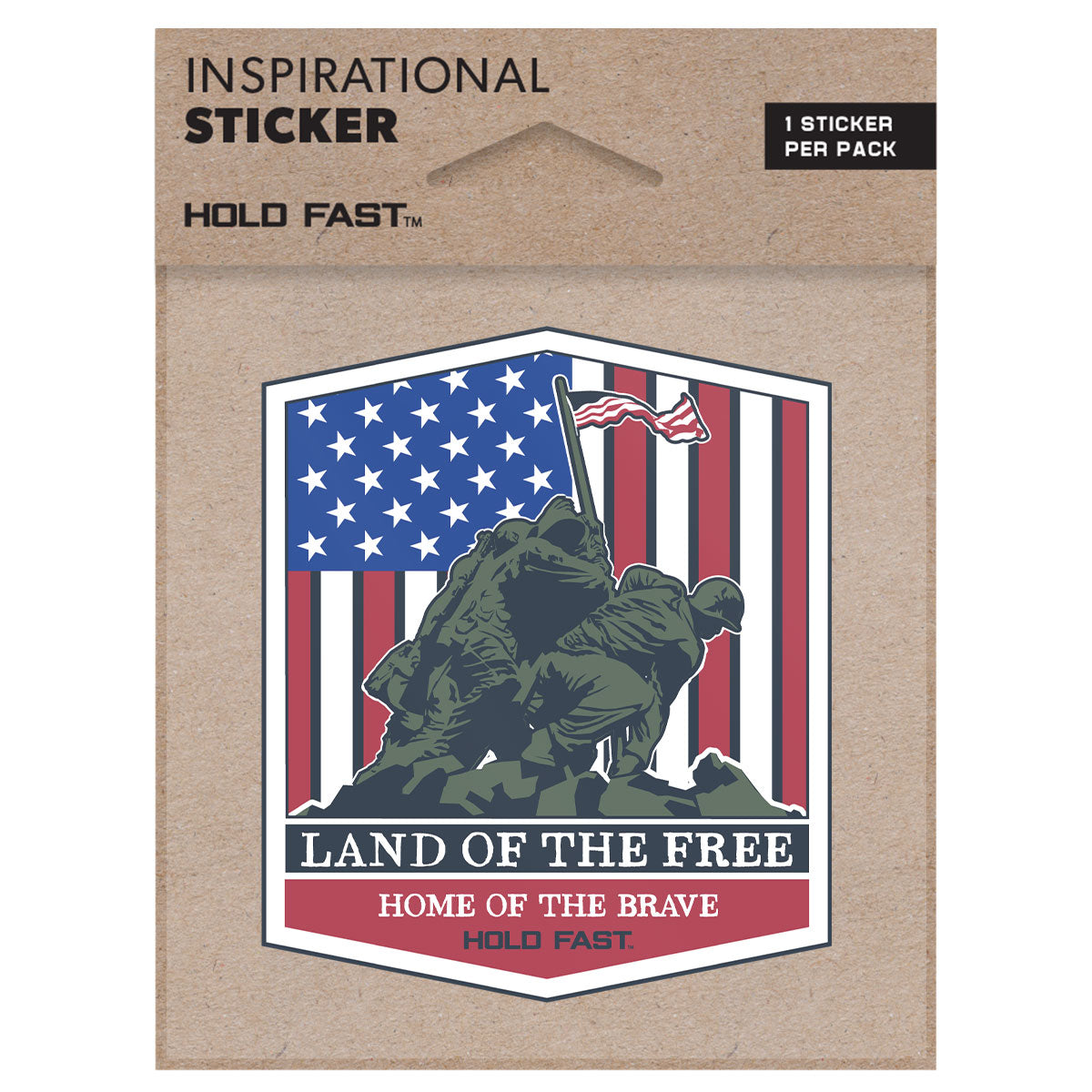 HOLD FAST Land of the Free Sticker
