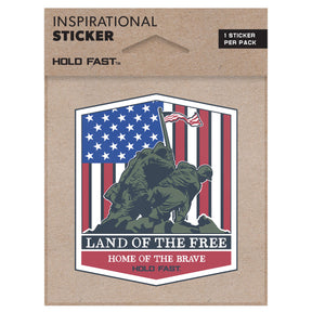 HOLD FAST Land of the Free Sticker